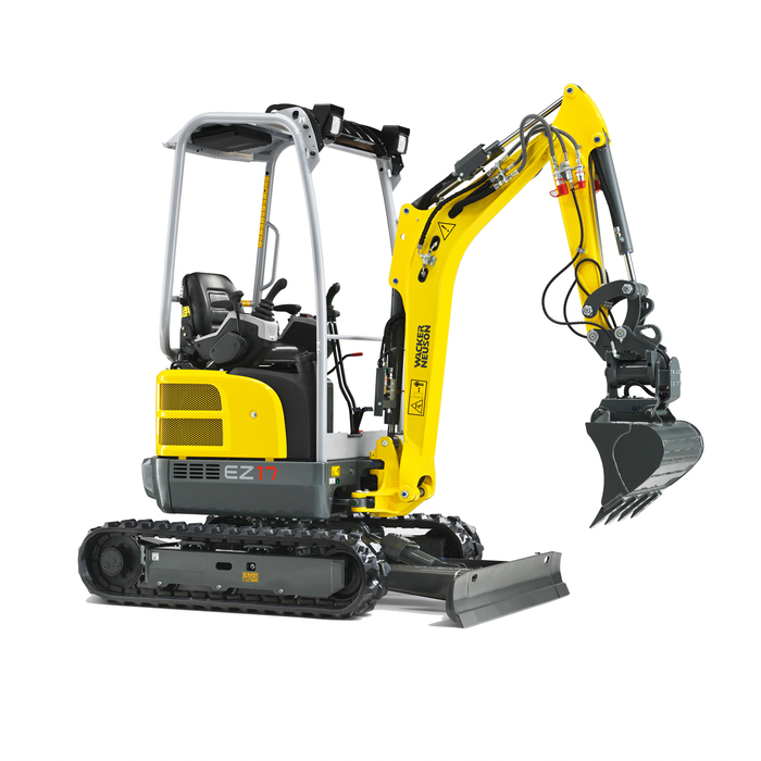 Wacker EZ17 Zéró farsöprés!